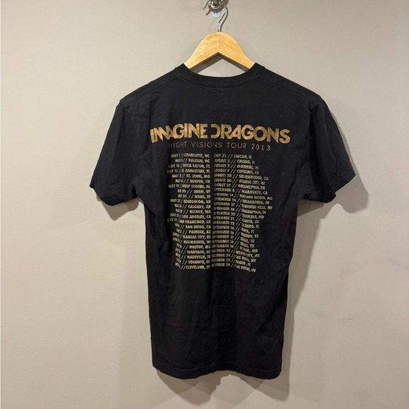 Imagine Dragons 2013 Night Visions World Tour Concert T-Shirt - Picture 2 of 7